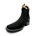 Men’s Genuine Leather Square Toe Ankle Cowboy Boot L762