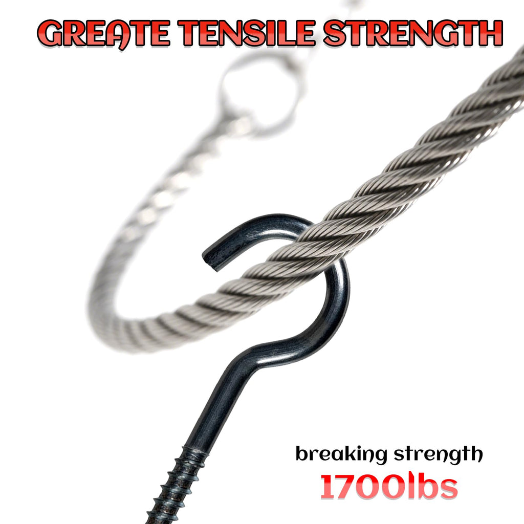 1/8 Inch Stainless Steel Cable 100FT 7x7 Strand Core M863317