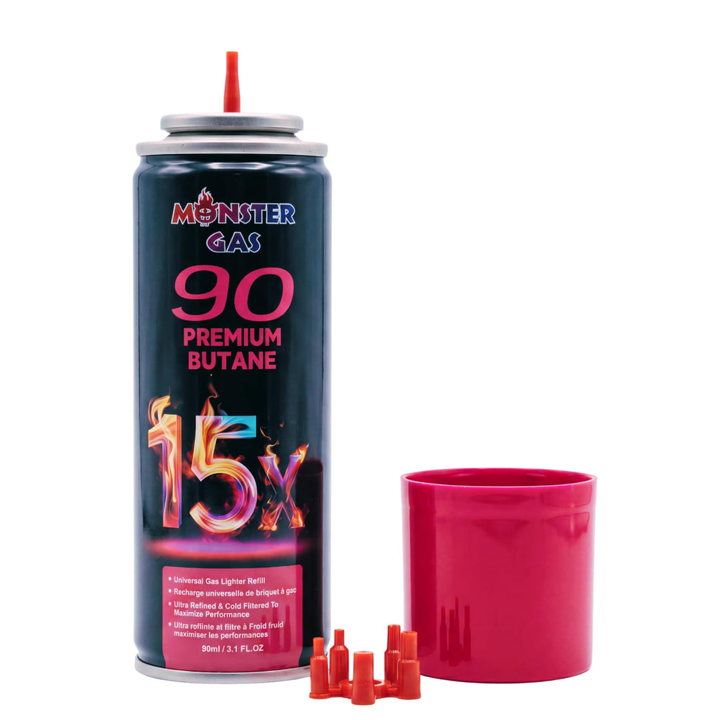 15x Ultra-Pure Butane Fuel Canisters 90ml S6900