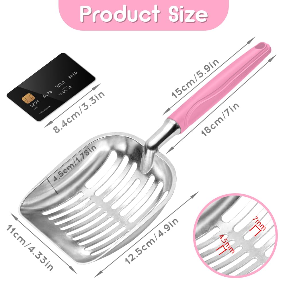 Metal Cat Litter Scoop with Deep Mesh N10160