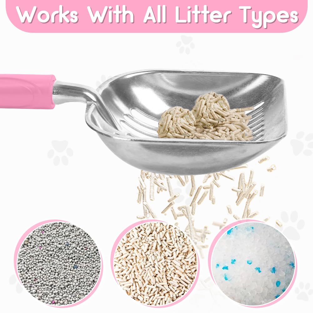 Metal Cat Litter Scoop with Deep Mesh N10160