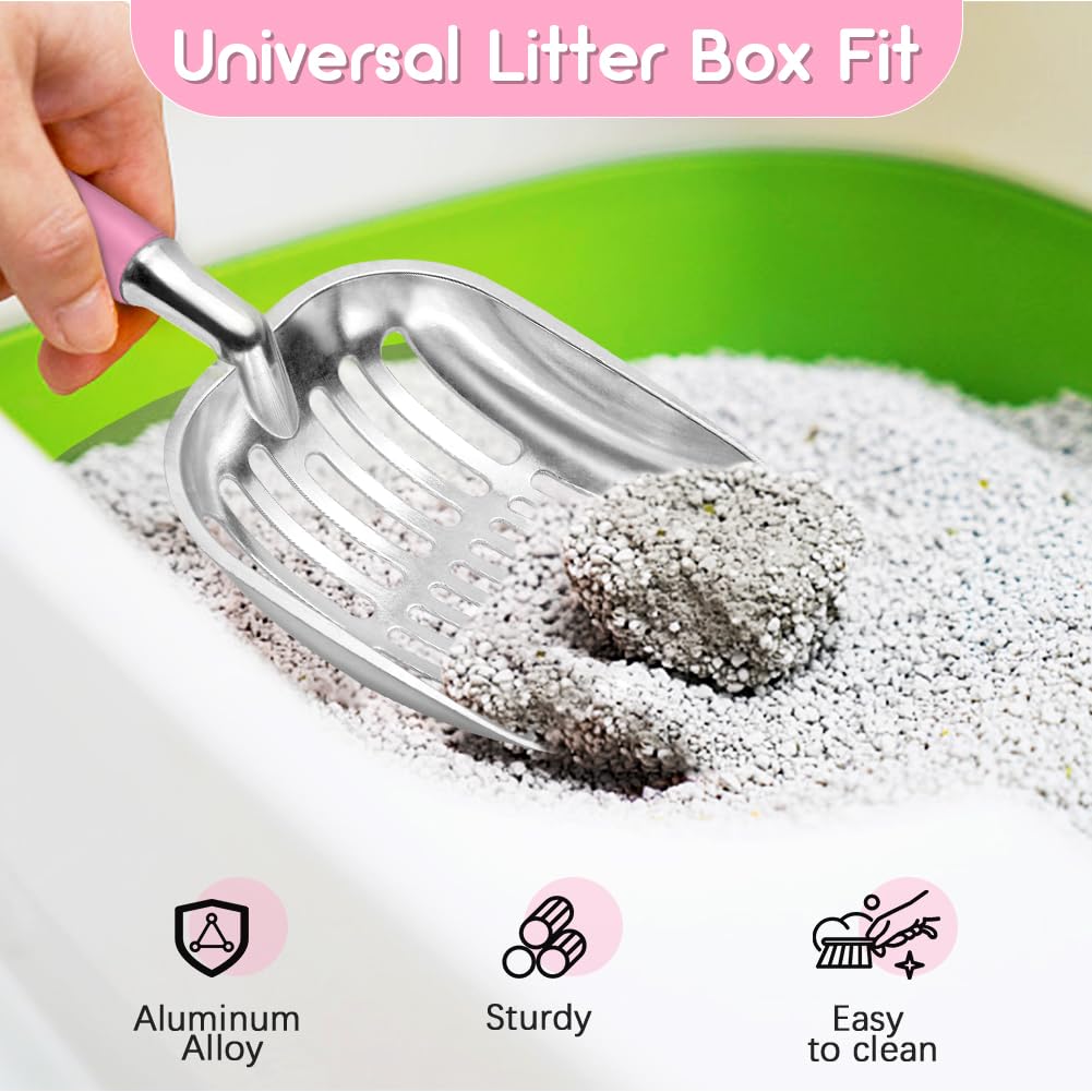 Metal Cat Litter Scoop with Deep Mesh N10160