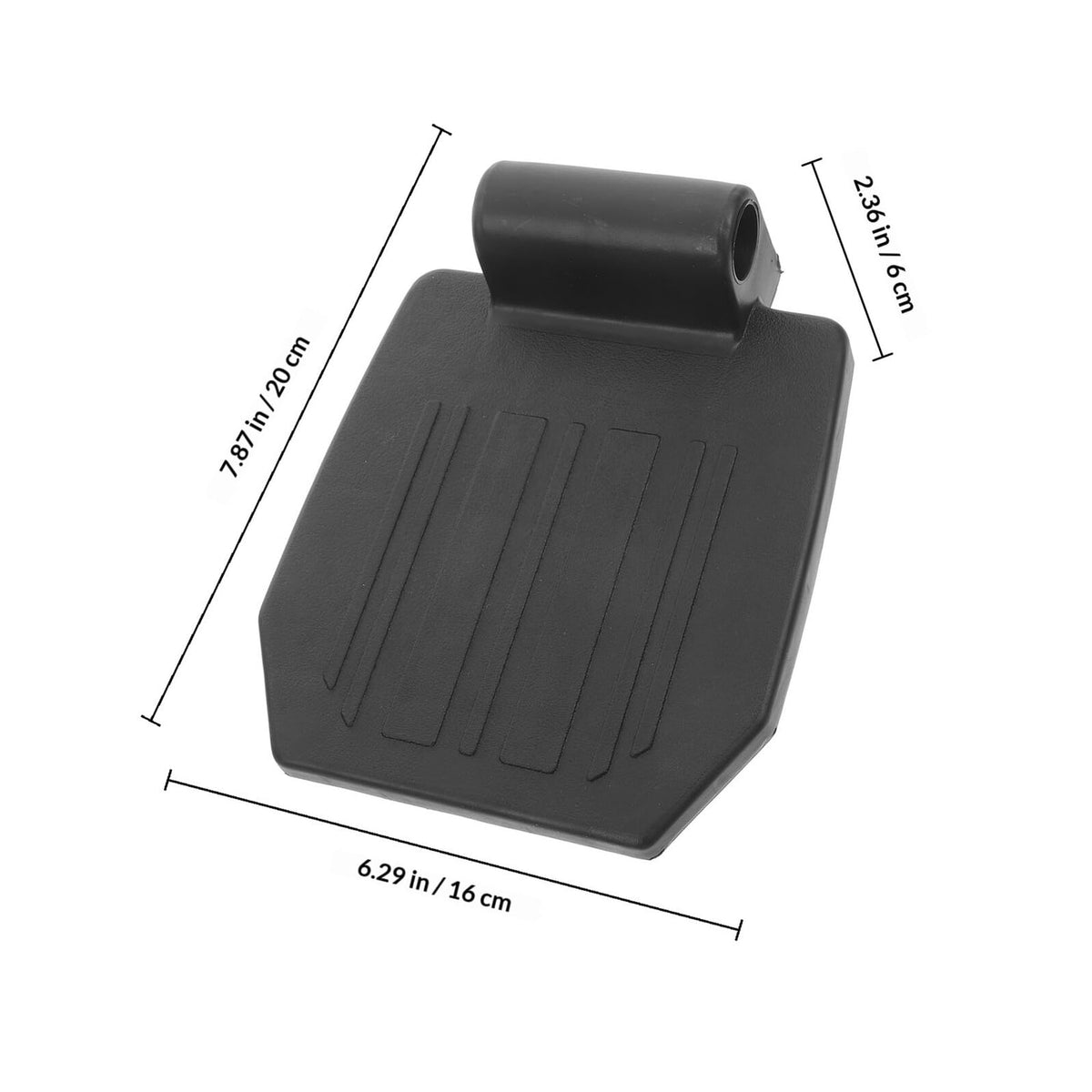 2pcs Heavy Duty Wheelchair Footrest Pedal Replacement Footplates with Leg Pads N700