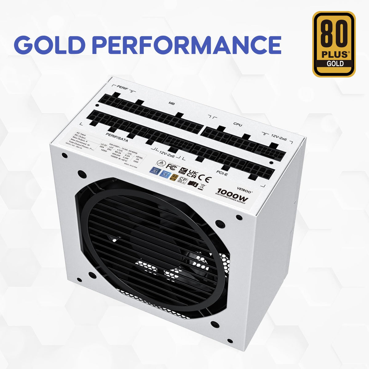 1000W White Power Supply I288