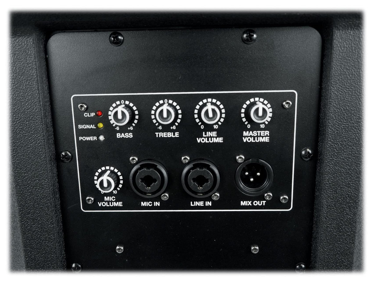 15" Active Powered Speaker with 2-Channel Mixer, 2-Pack D805915