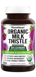 Organic Milk Thistle 120 Vegan Capsules A632261