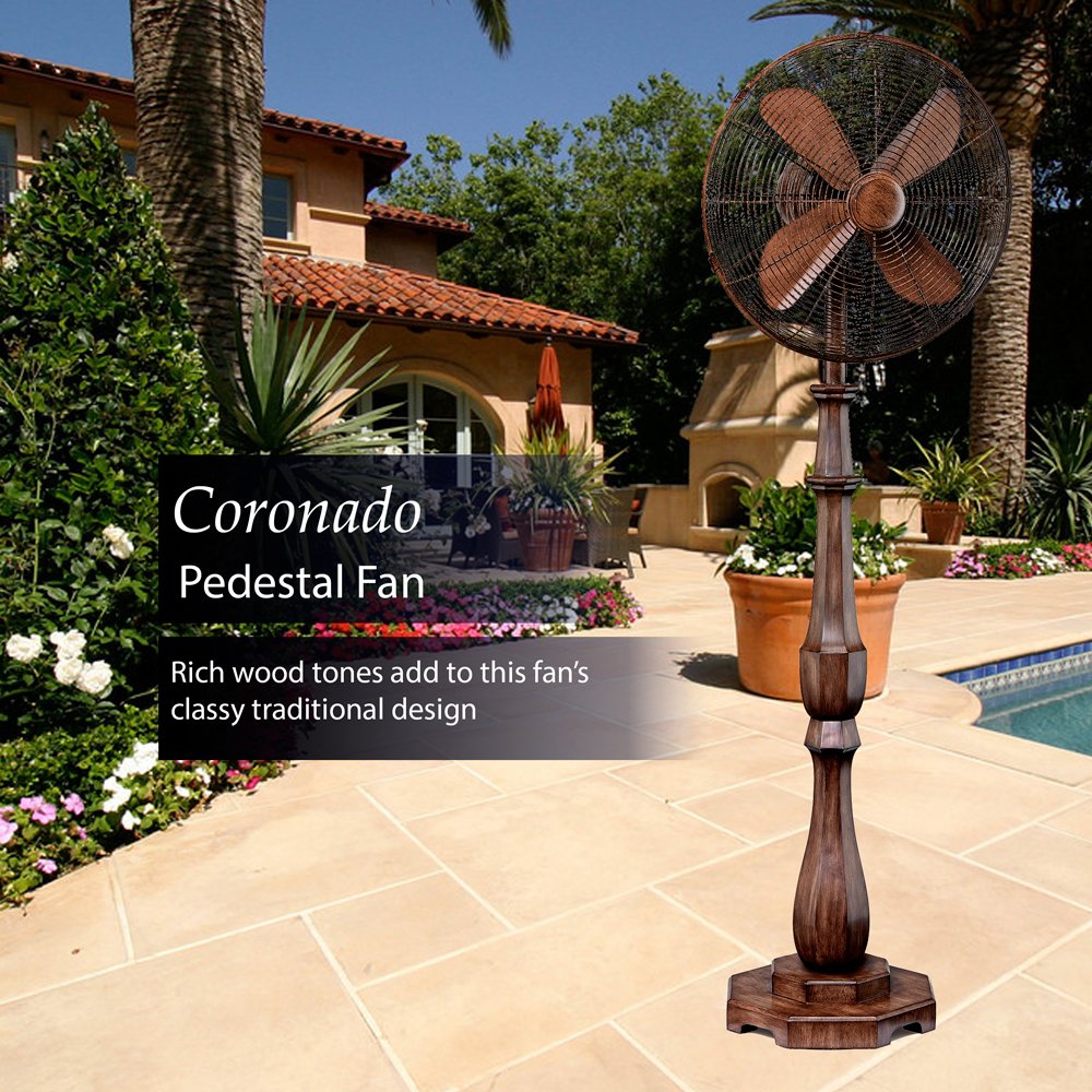 16 In 3 Speed Oscillating Pedestal Fan O6229