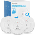 Smoke Detector 10-Year Sealed Battery Powered 3-Pack R39479