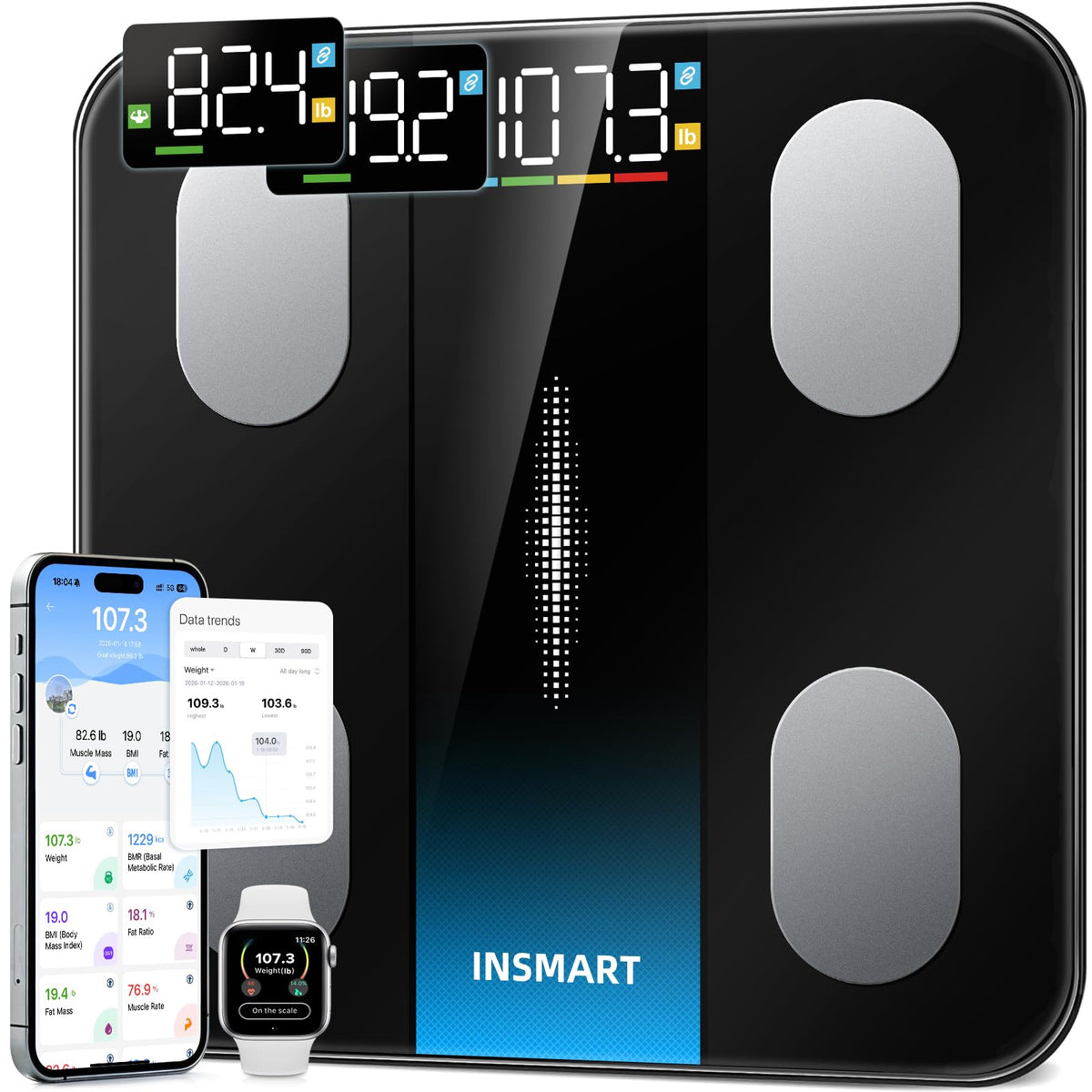 Body Weight Body Fat & BMI Scale R75824