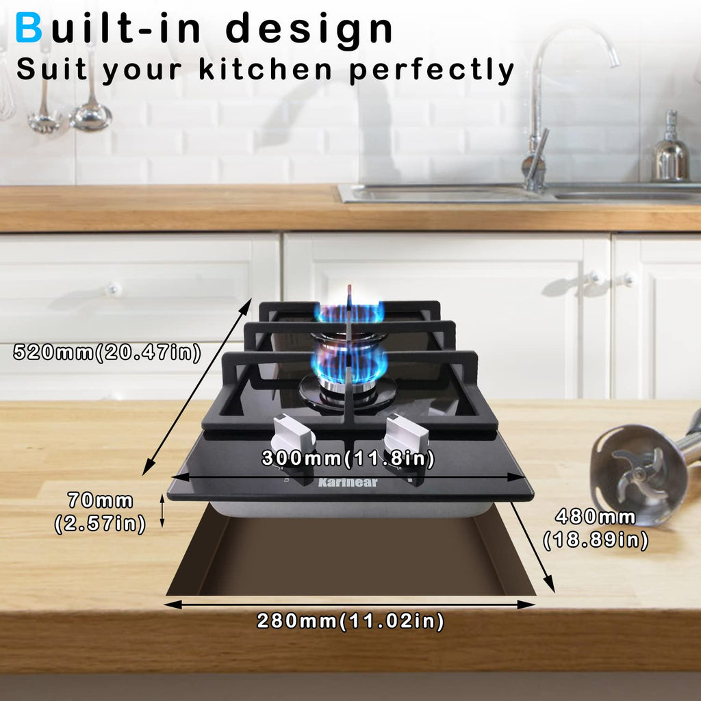 2 Burner Propane Gas Cooktop X145580