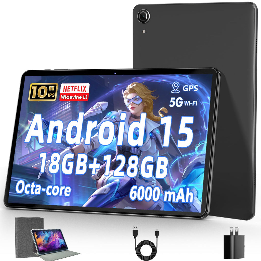 10 Inch Android Tablet with 18GB RAM 128GB ROM X747468
