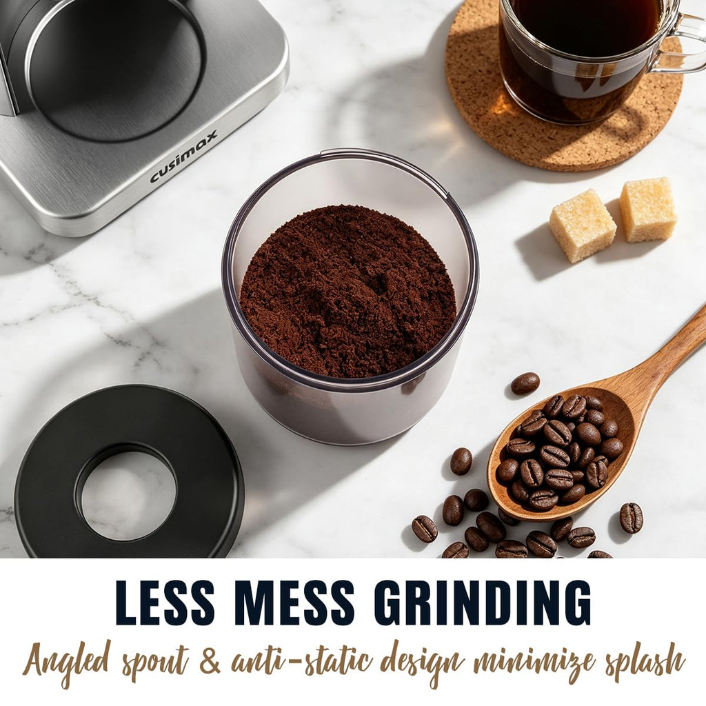 Electric Burr Coffee Grinder 48 Grind Settings M356764