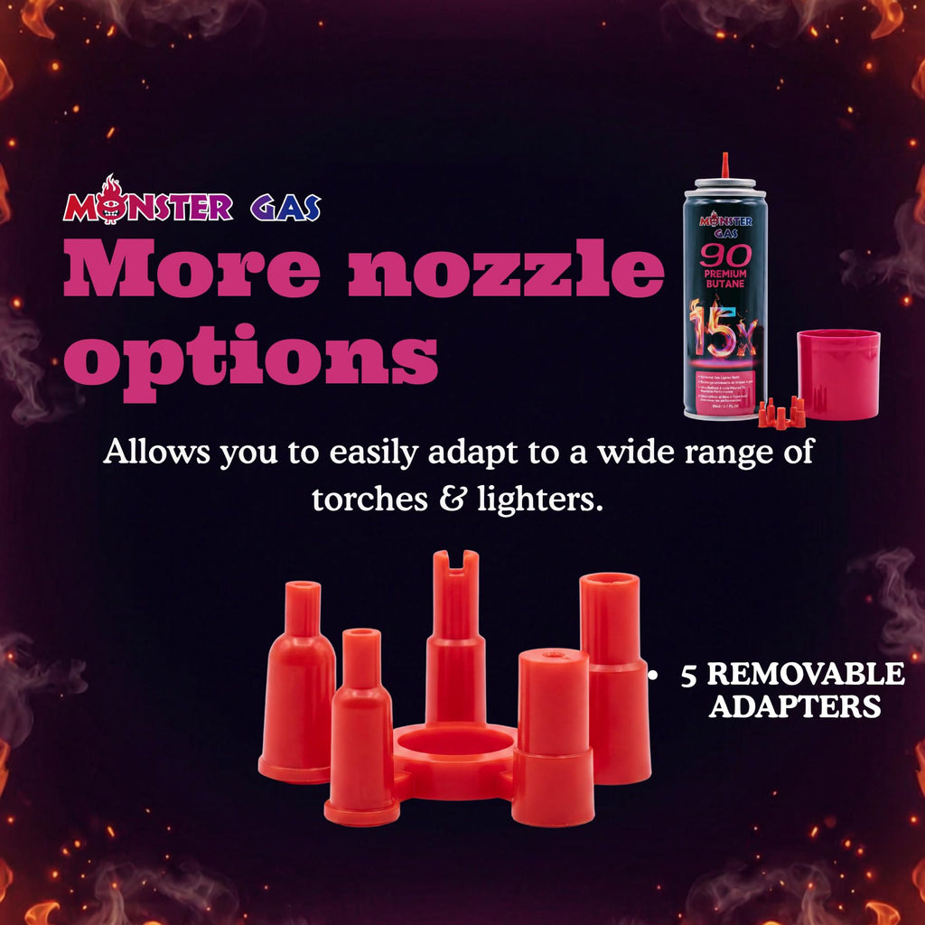 15x Ultra-Pure Butane Fuel Canisters 90ml S6900