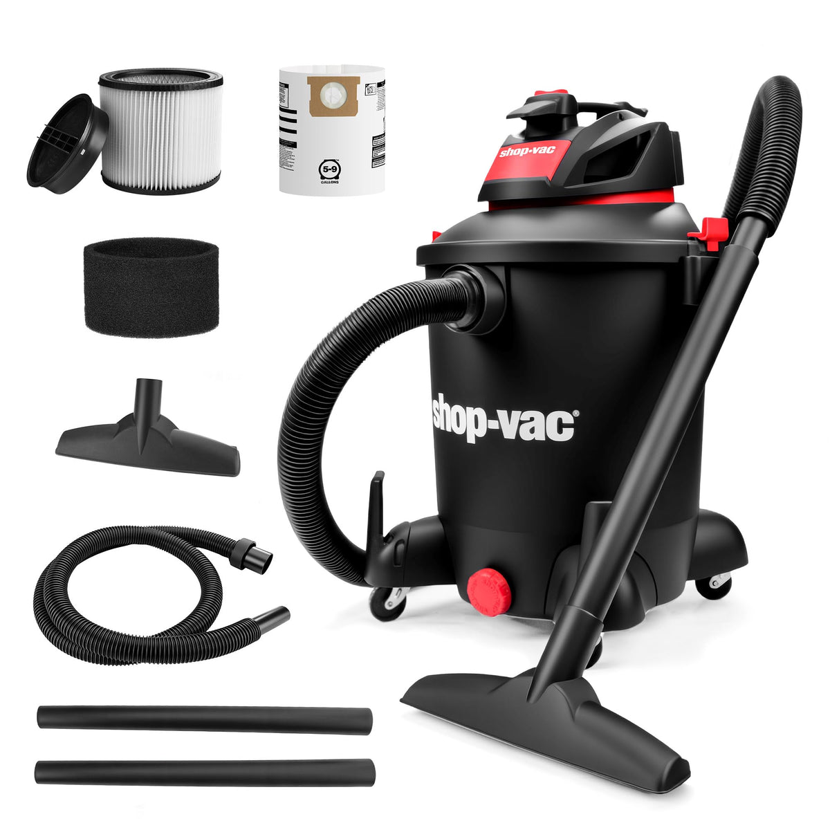 10 Gallon 4.5 Peak HP Wet/Dry Vacuum with Blower H2030
