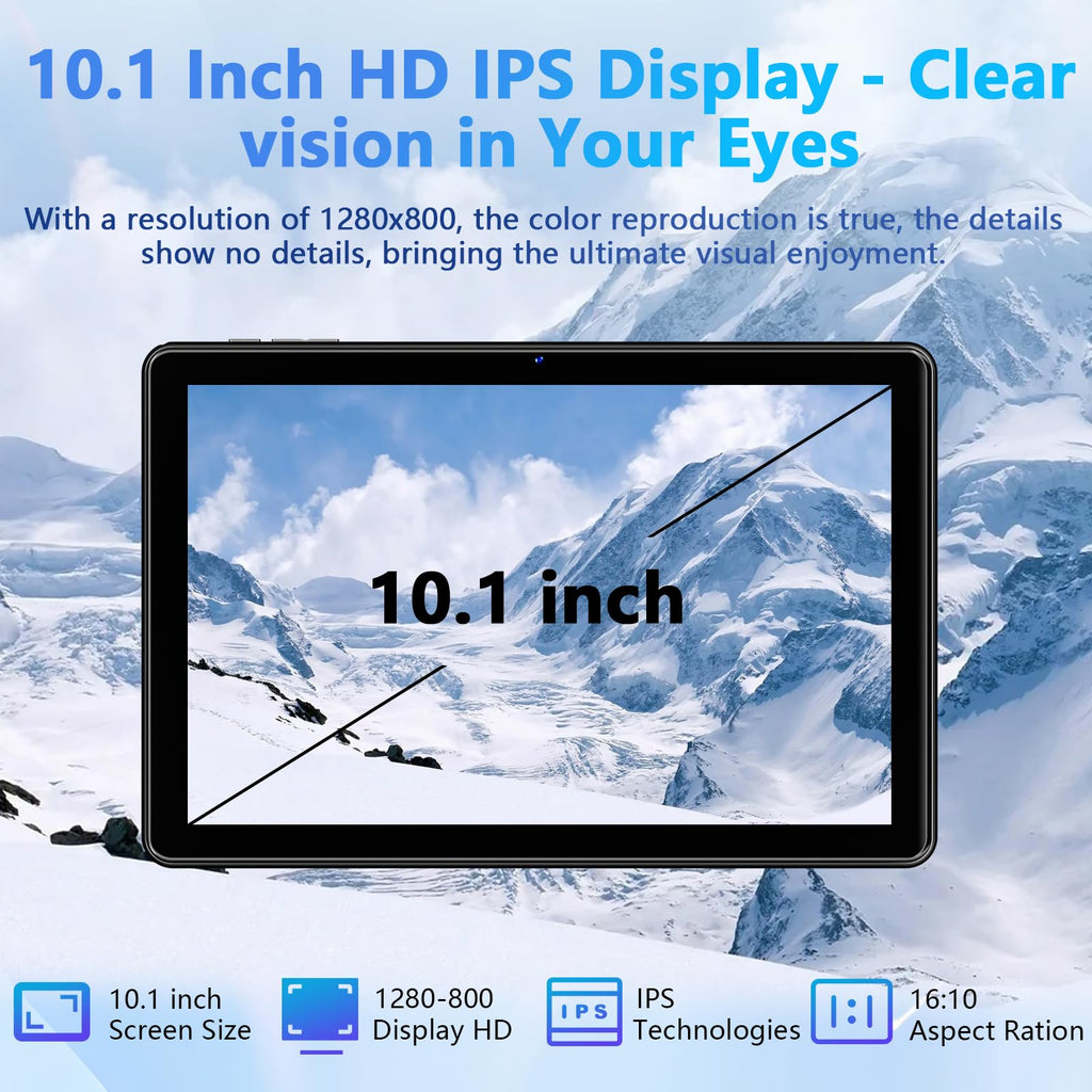 10 Inch Android Tablet with 18GB RAM 128GB ROM X747468