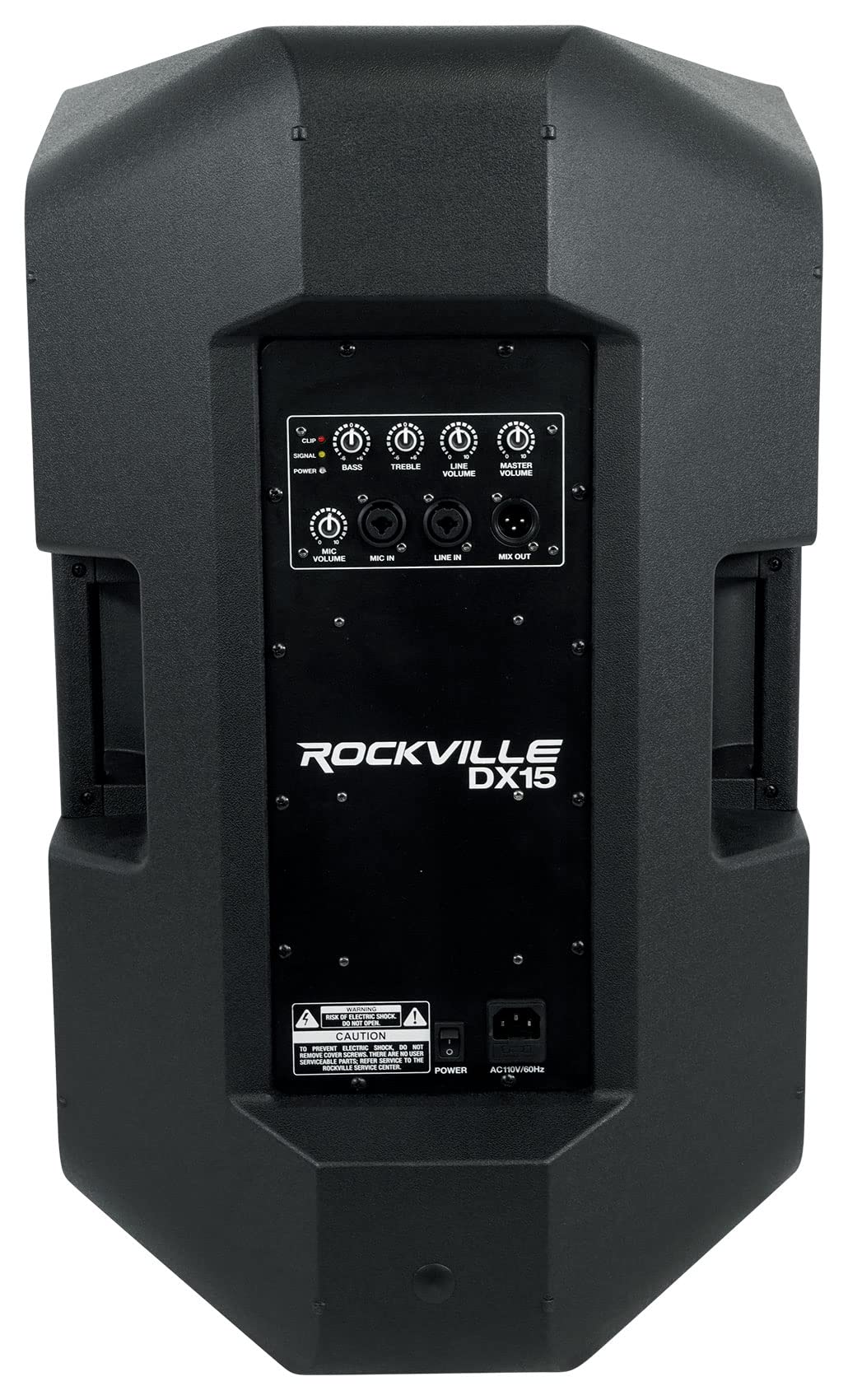 15" Active Powered Speaker with 2-Channel Mixer, 2-Pack D805915