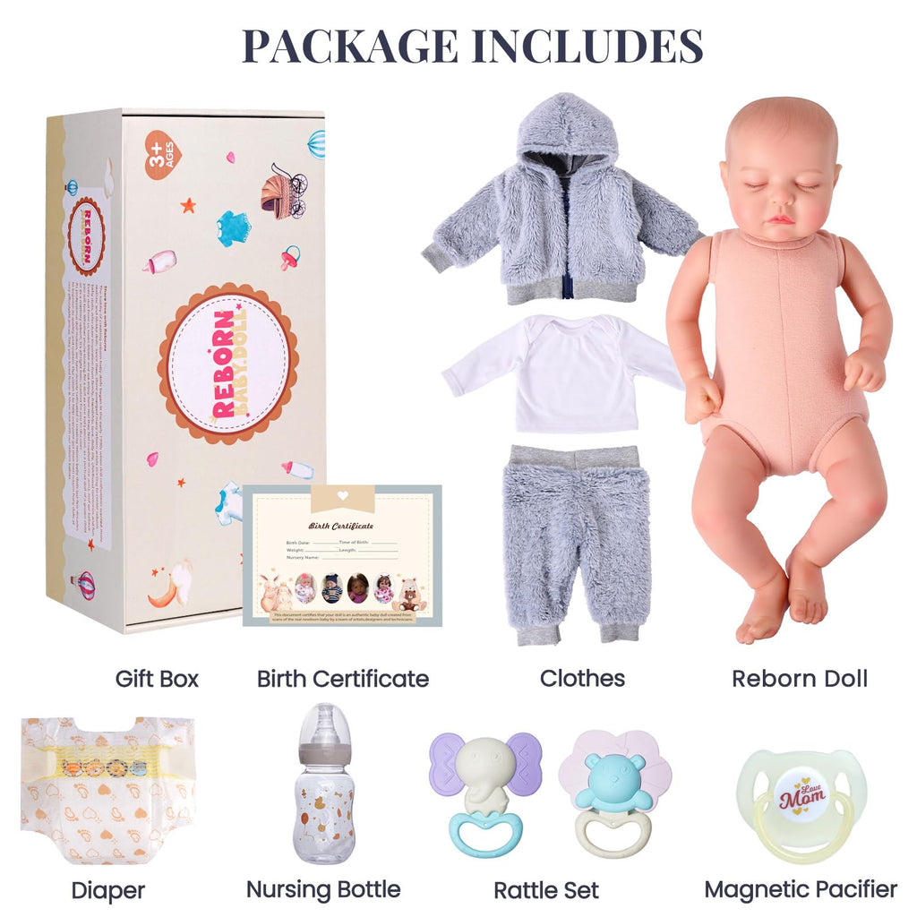 20 Inch Reborn Baby Doll with Soft Body L824245