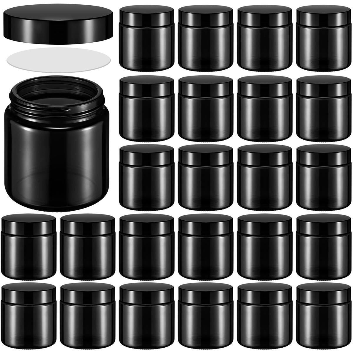 16 oz Glass Jars with Lids P364