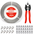 1/8 Inch Stainless Steel Cable 100FT 7x7 Strand Core M863317