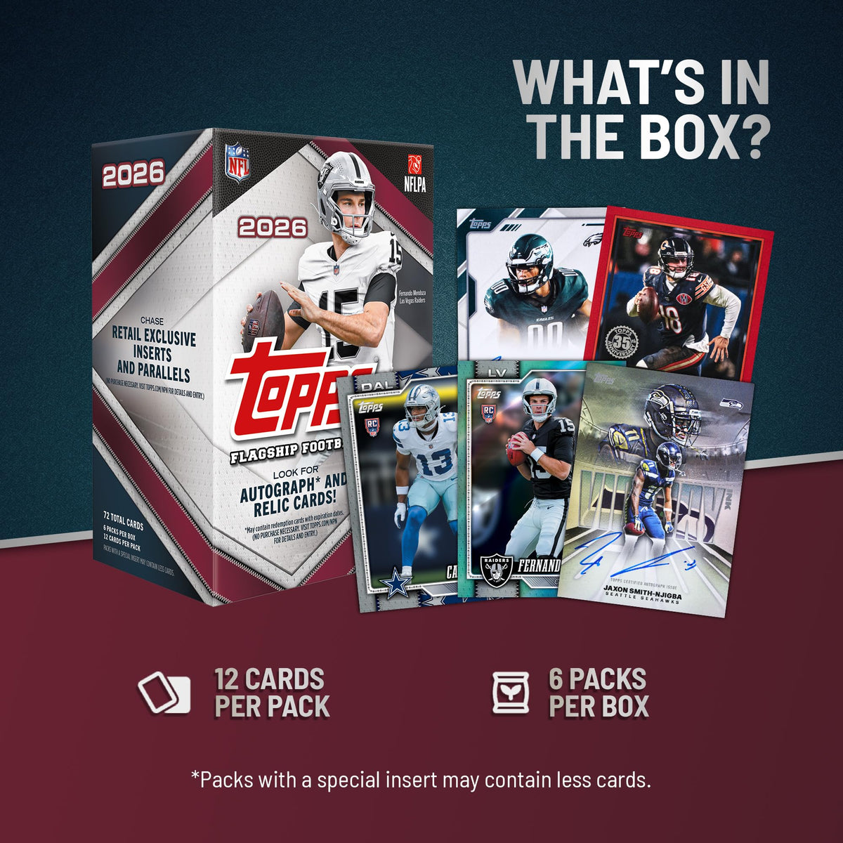 2026 Topps NFL Flagship Football Value Box O302074