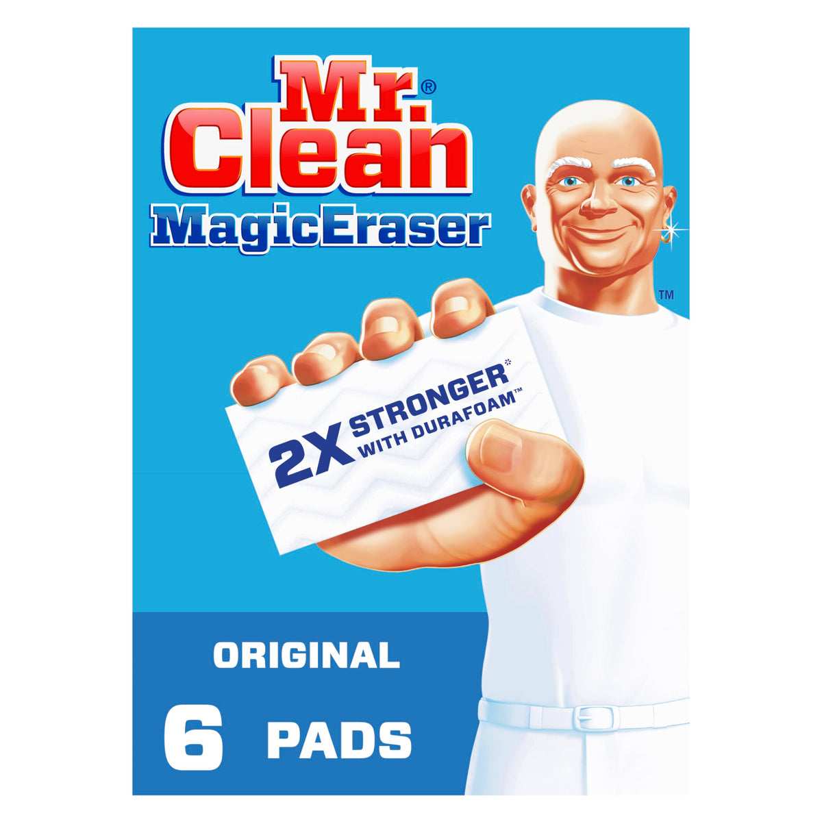 White 6 Count Cleaning Pads K9039