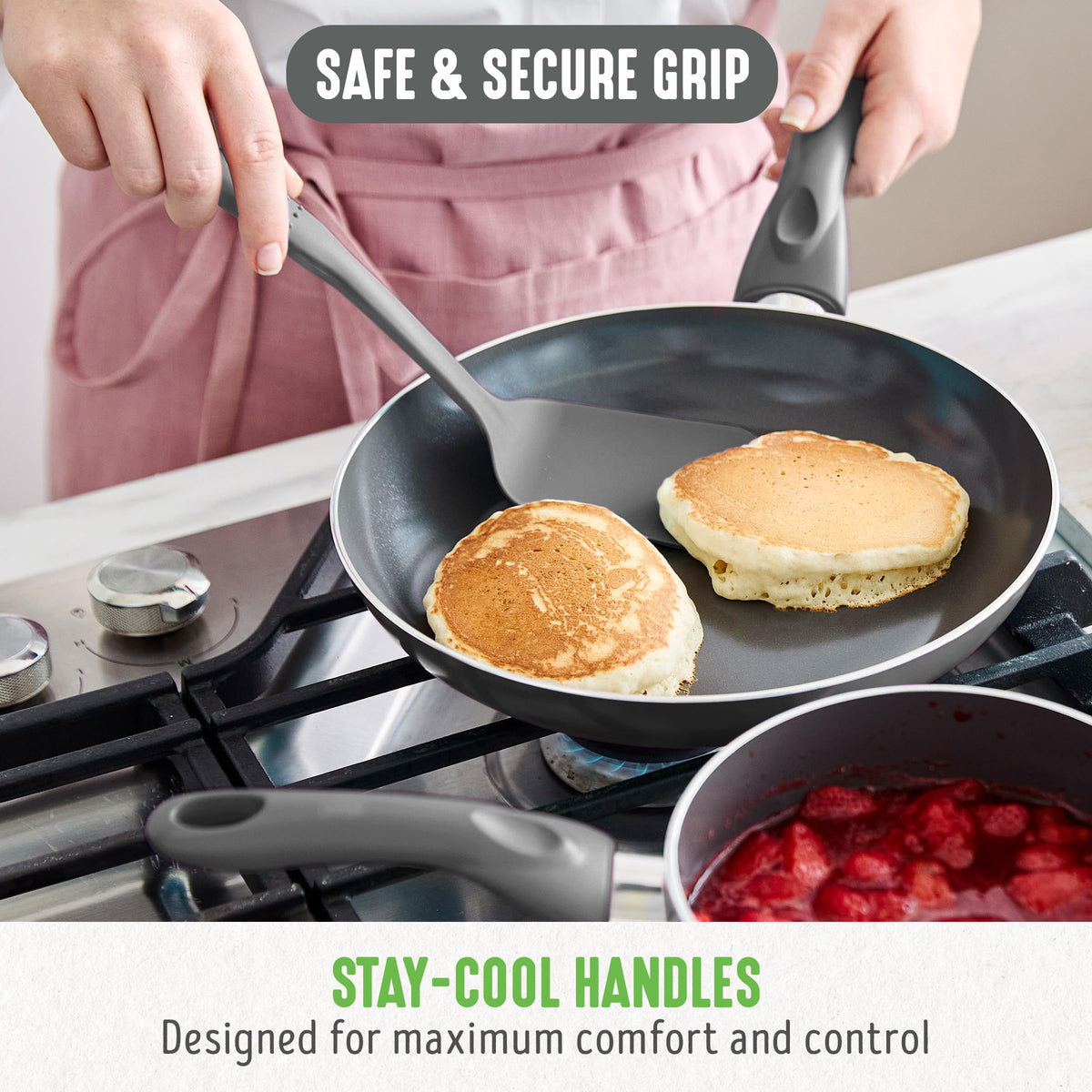 12 Piece Ceramic Nonstick Cookware Set V53686