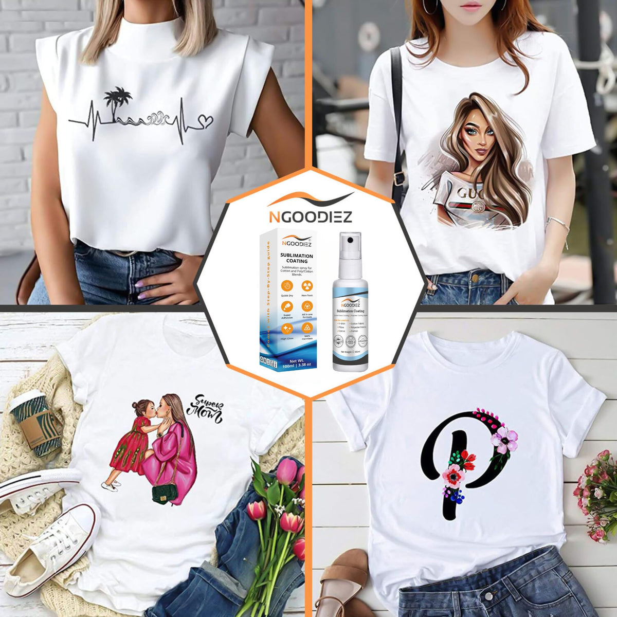 Sublimation Spray for Cotton T-Shirts & Polyester 100ml D291497
