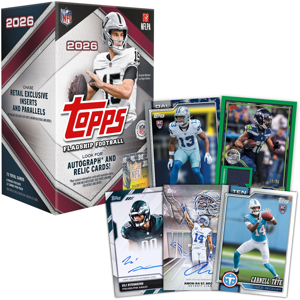 2026 Topps NFL Flagship Football Value Box O302074