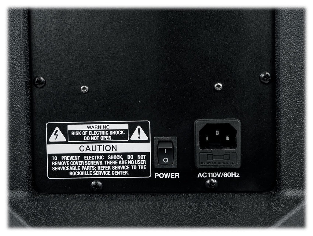 15" Active Powered Speaker with 2-Channel Mixer, 2-Pack D805915