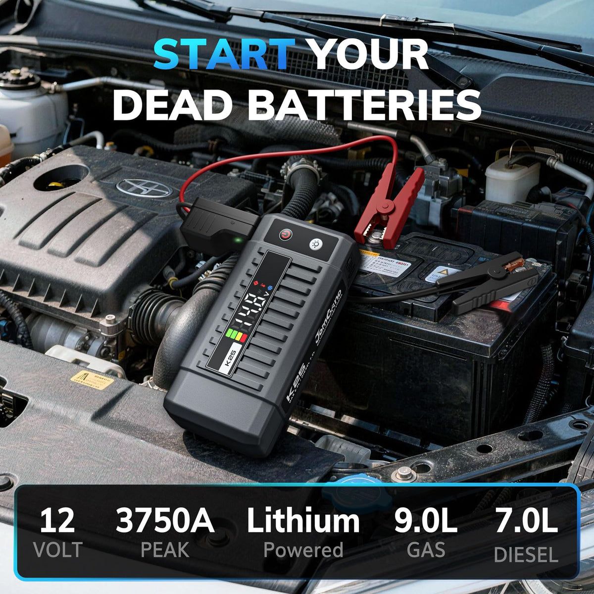 12V Portable Jump Starter A5037