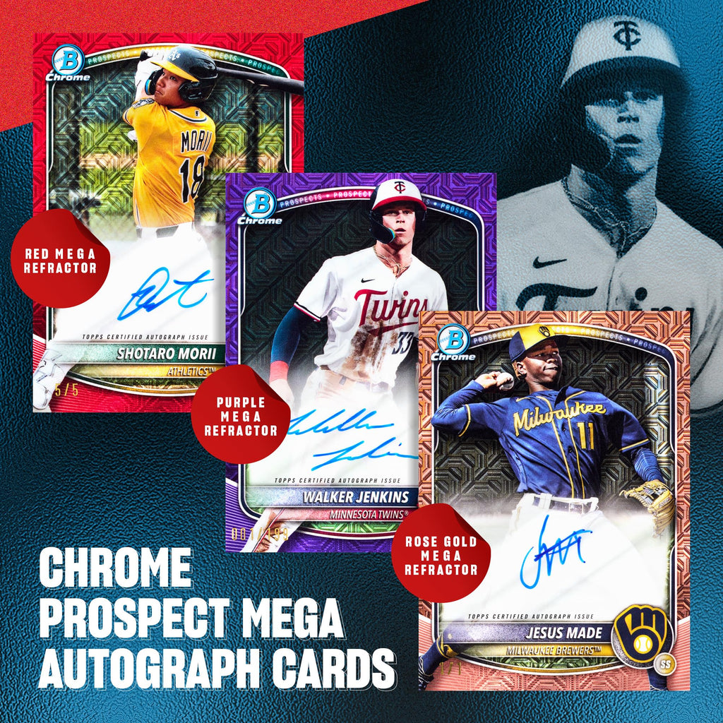 2025 Bowman Chrome MLB Baseball Mega Box R1683